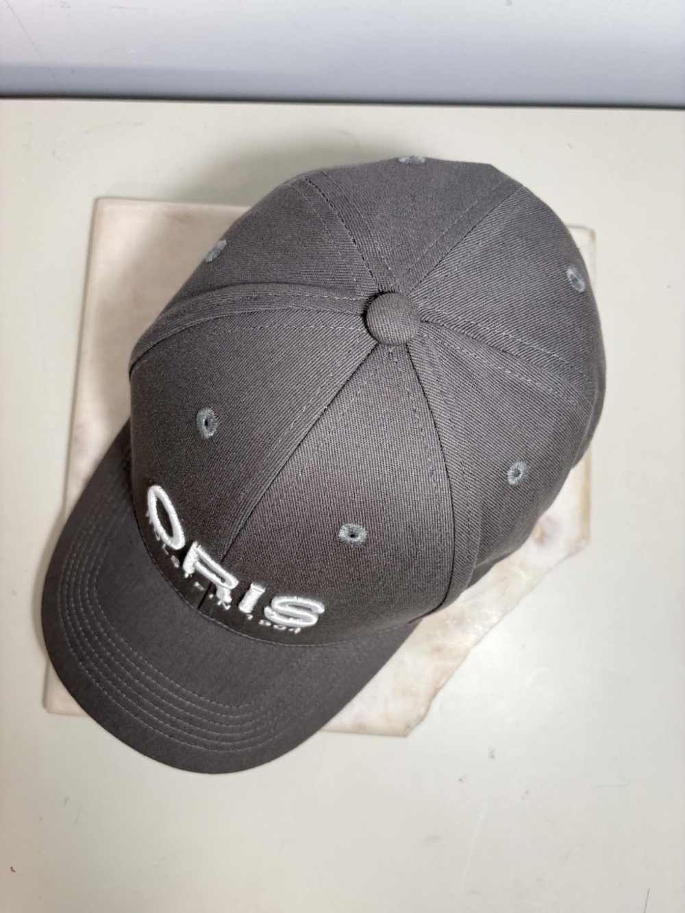 Oris Holstein 1904 Hat L/Xl Gray Fitted Baseball Cap Embroidered Logo View 5